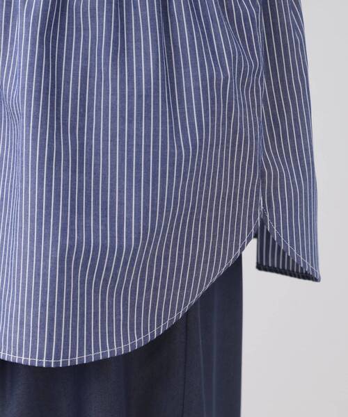 Reflect(リフレクト)の「【重ね着でも一枚着でも◎】ドッキングジャージトップス(Tシャツ/カットソー・レディース・ブルー系その他4/アイボリー・11/09)」の17枚目の写真
