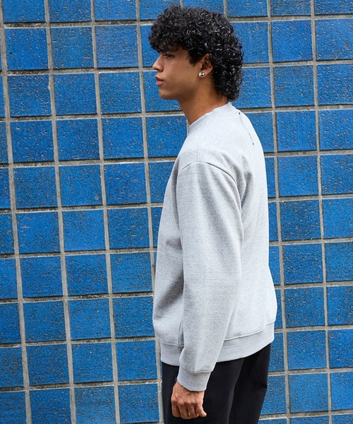 TETE(テット)の「【TETE SELECTION】DOG刺繍起毛クルートレーナー/スウェット クルーネック 長袖 カジュアル ストリート(スウェット・メンズ・ブラック/杢グレー・MEDIUM/LARGE/X-LARGE)」の6枚目の写真