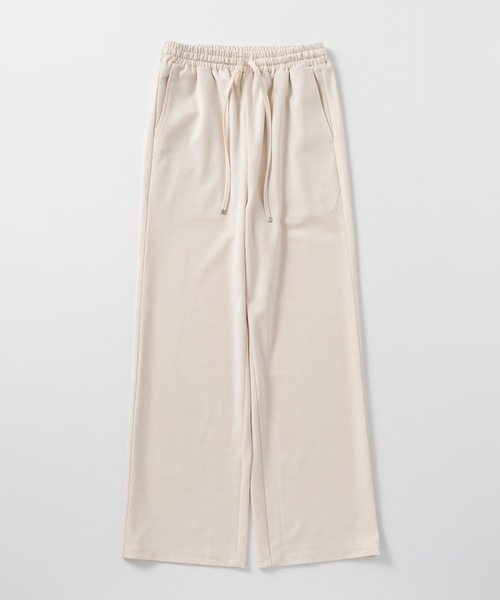 AJUGA.（アジュガ）の「ノータックスマートワイドパンツ（スラックス・レディース・グレー/ブラック/ホワイト・S/M）」の4枚目の写真