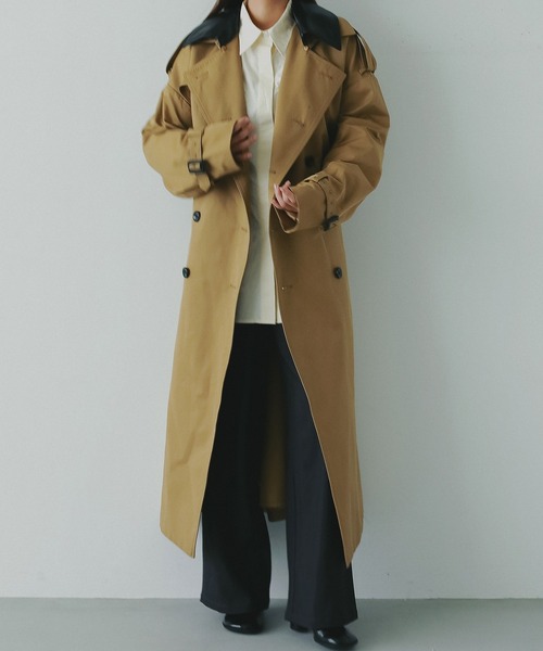 AJUGA.（アジュガ）の「ノータックスマートワイドパンツ（スラックス・レディース・グレー/ブラック/ホワイト・S/M）」の16枚目の写真