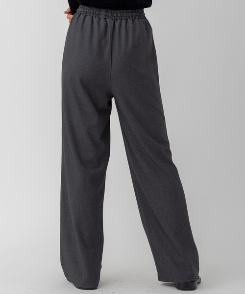 AJUGA.（アジュガ）の「ノータックスマートワイドパンツ（スラックス・レディース・グレー/ブラック/ホワイト・S/M）」の22枚目の写真