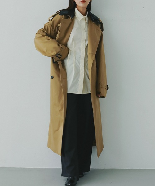 AJUGA.(アジュガ)の「ノータックスマートワイドパンツ(スラックス・レディース・グレー/ブラック/ホワイト・S/M)」の19枚目の写真