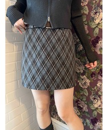 PHILLY（フィリー）の「《2点セット》ベルト付きチェックスカート（スカート）」
