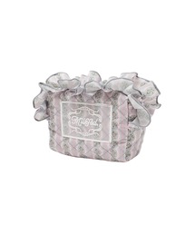 MILKFED.（ミルクフェド）の「STRIPED FLOWER QUILTED POUCH（ポーチ）」