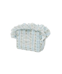MILKFED.（ミルクフェド）の「STRIPED FLOWER QUILTED POUCH（ポーチ）」