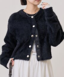 mystic | 【限定価格】ミンクライクジャケットカーディガン(カーディガン/ボレロ)