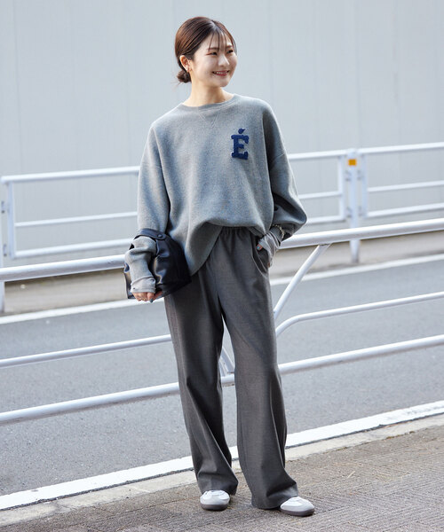 SLOBE IENA(スローブイエナ)の「《3サイズ展開/WEB限定/追加2》ウール混ドロストイージースラックス(スラックス・レディース・チャコールグレー/ブラック・36/38/40)」の20枚目の写真