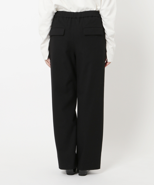 3サイズ展開/WEB限定/追加2》ウール混ドロストイージースラックス