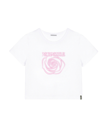 ROSE SHADOW CROP TOP_WHITE PINK