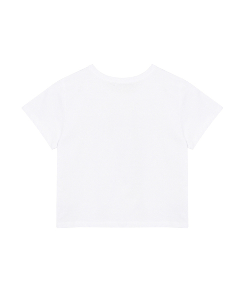 NICK&NICOLE(ニックアンドニコール)の「ROSE SHADOW CROP TOP_WHITE PINK(Tシャツ/カットソー・レディース・その他・FREE)」の2枚目の写真