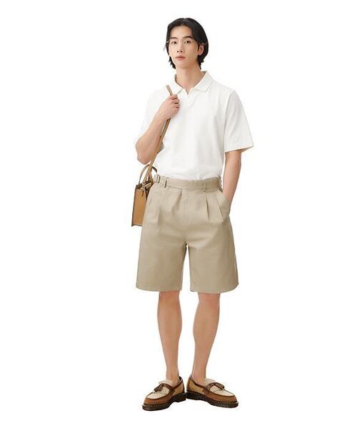 MUSINSA STANDARD（ムシンサスタンダード）の「コットングルカショーツ[ベージュ]（その他パンツ・メンズ・その他・27/28/29/36/34/32/30/31/33/38）」の17枚目の写真