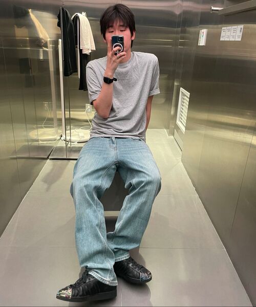 MUSINSA STANDARD（ムシンサスタンダード）の「[クールタンダード] ストレートデニムパンツ [ライトインディゴ]（デニムパンツ・メンズ・その他・40/31/33/26/27/28/29/38/42/36/34/32/30）」の11枚目の写真
