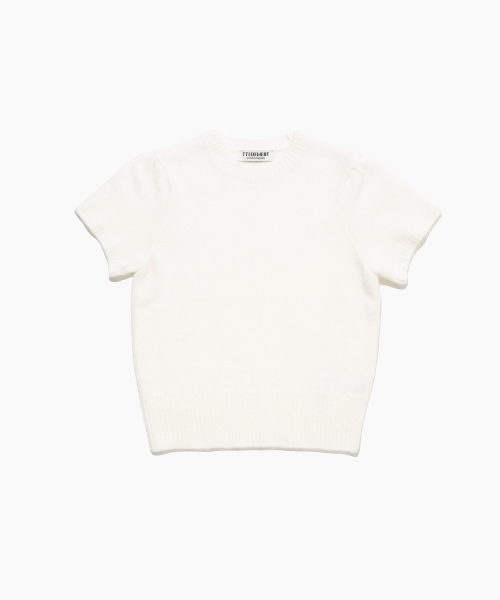 TTUDEMENT(トュードメント)の「ANGORA HALF SLEEVE PULLOVER CREAM(ニット/セーター・レディース・その他・FREE)」の4枚目の写真