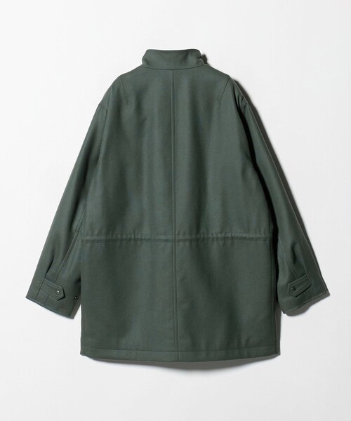 UNITED ARROWS（ユナイテッドアローズ）の「ウーステッドメルトン ミリタリーコート（ミリタリージャケット・メンズ・ネイビー/ダークグリーン・XL/L/M/S）」の17枚目の写真
