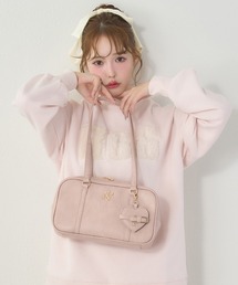 one after another NICE CLAUP | ハートミラー付きスクエアボストンバッグ(ボストンバッグ)