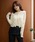 LAULEN�i���[�����j�́uflower jacquard lace knit cardigan /�t�����[�W���K�[�h���[�X�j�b�g�J�[�f�B�K���i�J�[�f�B�K��/�{�����j�v�b�A�C�{���[