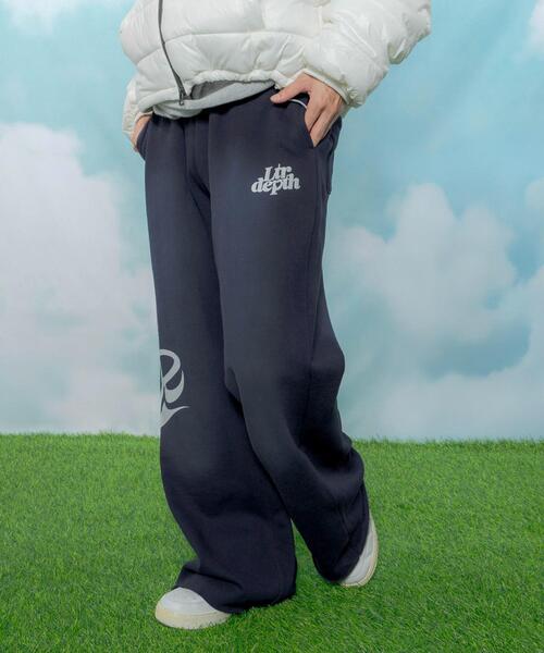 LTR DEPTH（レイターデプス）の「LTR DEPTH/ハートモチーフスウェットパンツ（スウェットパンツ・メンズ・アイボリー/ネイビー・MEDIUM/LARGE）」の10枚目の写真