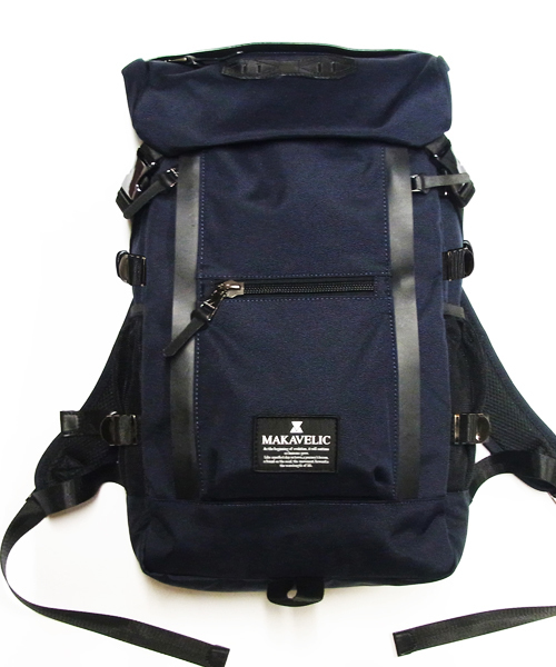 MAKAVELIC（マキャベリック）の「■2016秋冬NEWカラー先行予約あり■【MAKAVELIC】CHASE DOUBLE LINE BACK PACK（バックパック/リュック・メンズ・ブラック/ブラック系その他/ダークネイビー/ブルー系その他・FREE）」の4枚目の写真