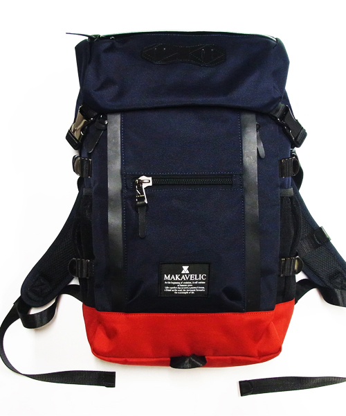 MAKAVELIC（マキャベリック）の「■2016秋冬NEWカラー先行予約あり■【MAKAVELIC】CHASE DOUBLE LINE BACK PACK（バックパック/リュック・メンズ・ブラック/ブラック系その他/ダークネイビー/ブルー系その他・FREE）」の17枚目の写真