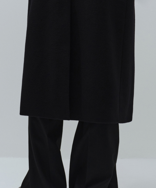 MUSINSA STANDARD（ムシンサスタンダード）の「カシミヤブレンドマスキュリンダブルチェスターフィールドロングコート[ブラック]（チェスターコート・メンズ・その他・XX-LARGE/MEDIUM/X-LARGE/LARGE）」の7枚目の写真
