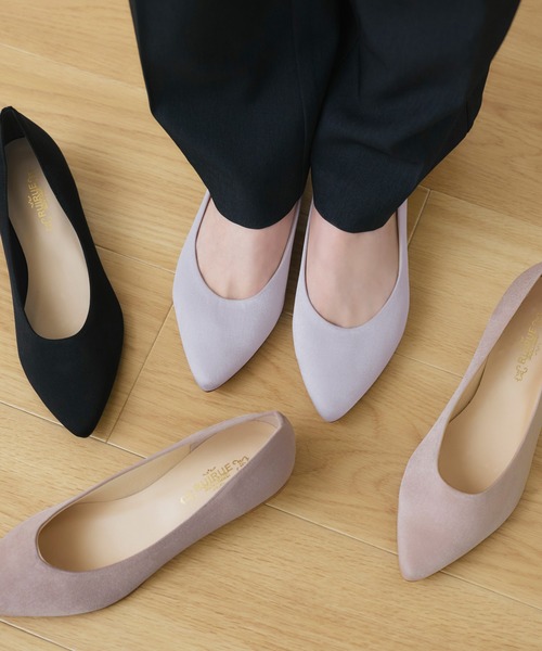 RUIRUE BOUTIQUE(ルイルエブティック)の「かかと ラメ パンプス | 靴 / パンプス / ぺたんこパンプス / フラットヒール / フラットパンプス / 低ヒールパンプス(パンプス・レディース・ライトグレー/ベージュ/ダークベージュ/ブラック・22.5cm/23cm/23.5cm/24cm/24.5cm)」の5枚目の写真