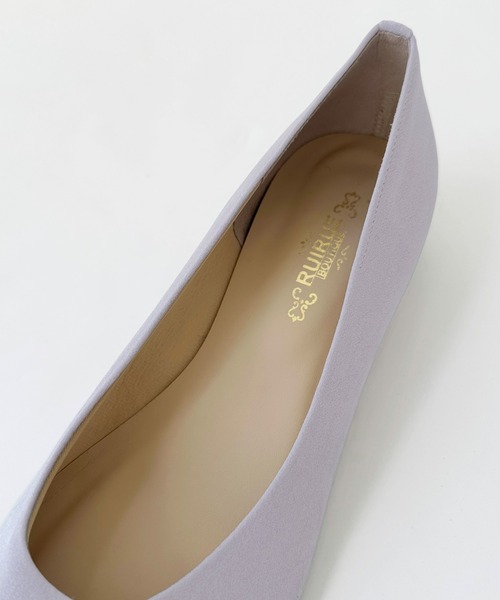 RUIRUE BOUTIQUE(ルイルエブティック)の「かかと ラメ パンプス | 靴 / パンプス / ぺたんこパンプス / フラットヒール / フラットパンプス / 低ヒールパンプス(パンプス・レディース・ライトグレー/ベージュ/ダークベージュ/ブラック・22.5cm/23cm/23.5cm/24cm/24.5cm)」の12枚目の写真
