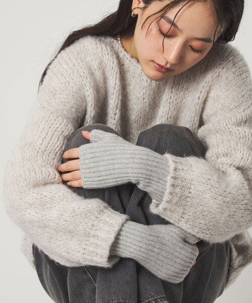 セール】【別注】＜Johnstons of Elgin＞ニットグローブ / 手袋（手袋