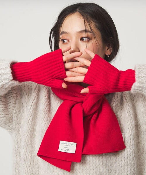 セール】【別注】＜Johnstons of Elgin＞ニットグローブ / 手袋（手袋