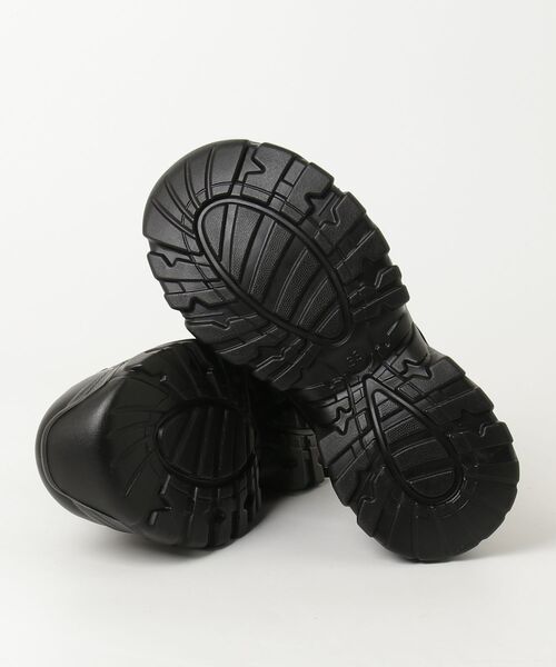 LOVEHUNTER（ラブハンター）の「LOVEHUNTER/+6cm 軽量厚底 デザインソール スニーカー(2215)（スニーカー・レディース・ブラック×ブラック/ブラック×ホワイト/キャメル/ホワイト×ホワイト・3L/SS/M/LL/S/L）」の6枚目の写真