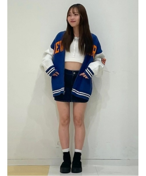 GAP（ギャップ）の「CashSoft カシミヤタッチ NBA New York Kicks ロゴ ジップアップセーター（カーディガン/ボレロ・メンズ・ブルー・L/M/S/XS/XL）」の3枚目の写真