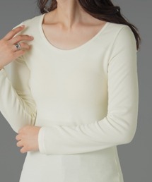 HUG.U（ハグユー）の「「ノーブラ革命」 体感＋3.1℃ 吸湿発熱 カップ付きインナー（インナーウェア/肌着・レディース）」