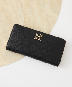 JILLSTUART リボンビジューウォレットシリーズ折り財布 BLACK ジルバイジルスチュアート 財布 ミニ財布 三つ折り リボンビジュー