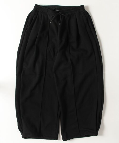 BEAVER（ビーバー）の「B omnivore/ビーオムニボー　TUCK WIDE SWEAT PANT（スウェットパンツ・メンズ・ブラック/グレー・L/M）」の4枚目の写真