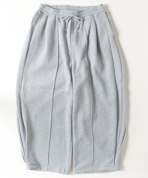 BEAVER（ビーバー）の「B omnivore/ビーオムニボー　TUCK WIDE SWEAT PANT（スウェットパンツ・メンズ・ブラック/グレー・L/M）」の13枚目の写真