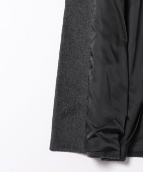 CLANE（クラネ）の「CLANE DOUBLE WOOL LONG COAT（その他アウター・レディース・ブラウン/グレー/ブラック・1/2）」の8枚目の写真