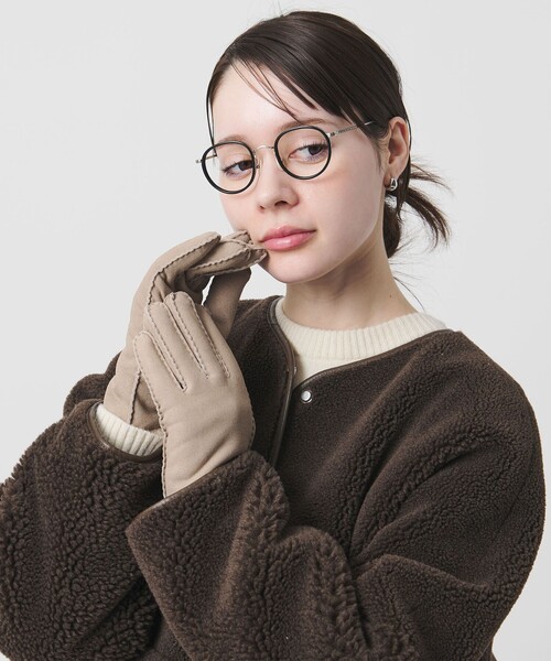 BEAUTY&YOUTH UNITED ARROWS(ビューティーアンドユースユナイテッドアローズ)の「スエード ファーライク グローブ(手袋・レディース・ブラウン系/モカ・FREE)」の16枚目の写真