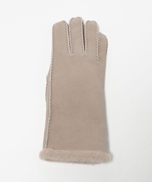 BEAUTY&YOUTH UNITED ARROWS(ビューティーアンドユースユナイテッドアローズ)の「スエード ファーライク グローブ(手袋・レディース・ブラウン系/モカ・FREE)」の6枚目の写真
