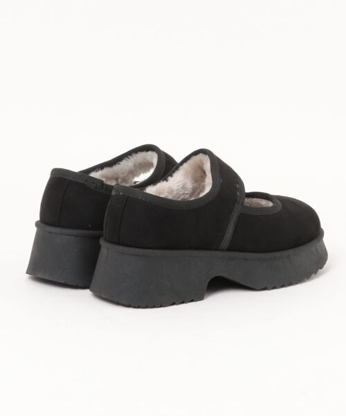 シュープラザ（シュープラザ）の「レディースムートン風シューズ（ブーツ・レディース・キャメル/ブラック・S/M/L/LL）」の3枚目の写真