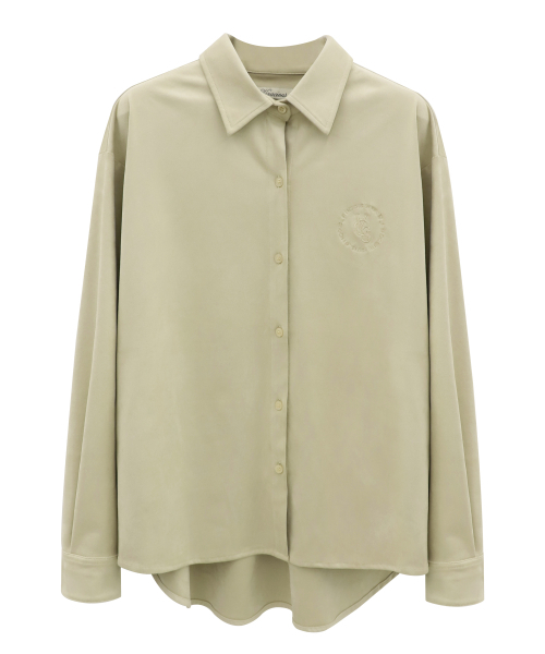 Vivacious(ビバシャス)の「Steel Shirt_4Colors(シャツ/ブラウス・レディース・ブラウン/ネイビー/アイボリー/ブラック・FREE)」の11枚目の写真