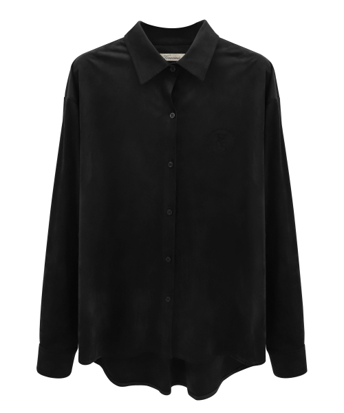 Vivacious(ビバシャス)の「Steel Shirt_4Colors(シャツ/ブラウス・レディース・ブラウン/ネイビー/アイボリー/ブラック・FREE)」の12枚目の写真