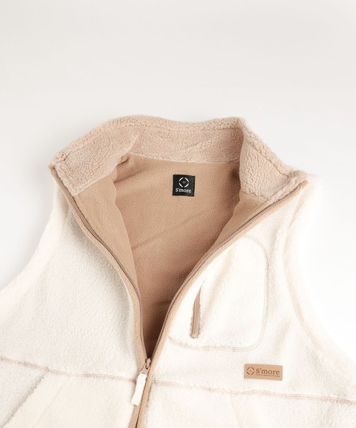 S'more(スモア)の「S'more boa vest (AW)(ベスト・レディース・ホワイト・MEDIUM/X-LARGE/SMALL/LARGE)」の20枚目の写真
