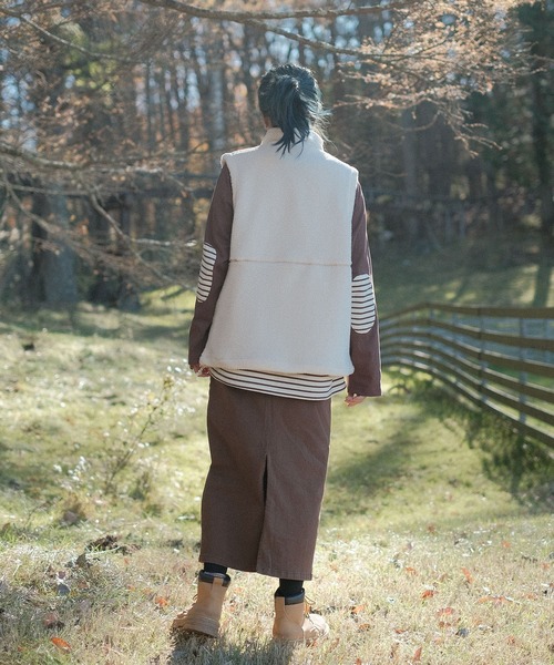 S'more(スモア)の「S'more boa vest (AW)(ベスト・レディース・ホワイト・MEDIUM/X-LARGE/SMALL/LARGE)」の3枚目の写真