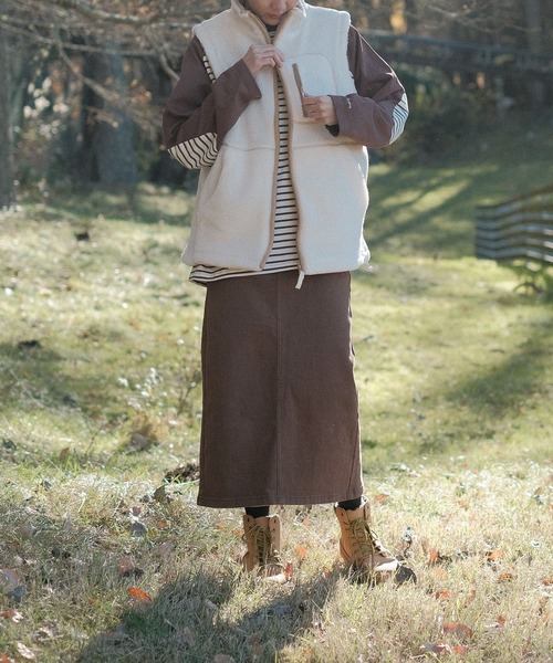 S'more(スモア)の「S'more boa vest (AW)(ベスト・レディース・ホワイト・MEDIUM/X-LARGE/SMALL/LARGE)」の6枚目の写真