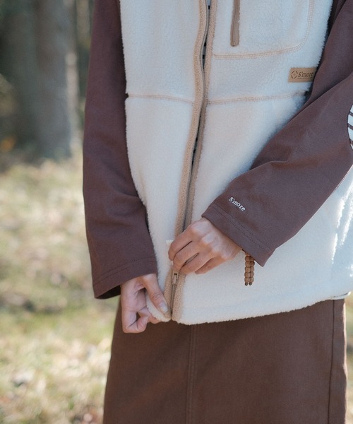 S'more(スモア)の「S'more boa vest (AW)(ベスト・レディース・ホワイト・MEDIUM/X-LARGE/SMALL/LARGE)」の21枚目の写真