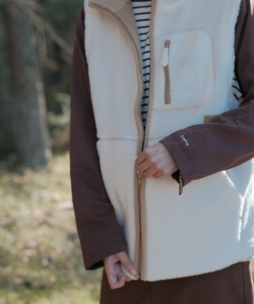 S'more(スモア)の「S'more boa vest (AW)(ベスト・レディース・ホワイト・MEDIUM/X-LARGE/SMALL/LARGE)」の22枚目の写真