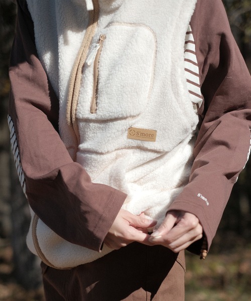 S'more(スモア)の「S'more boa vest (AW)(ベスト・レディース・ホワイト・MEDIUM/X-LARGE/SMALL/LARGE)」の15枚目の写真