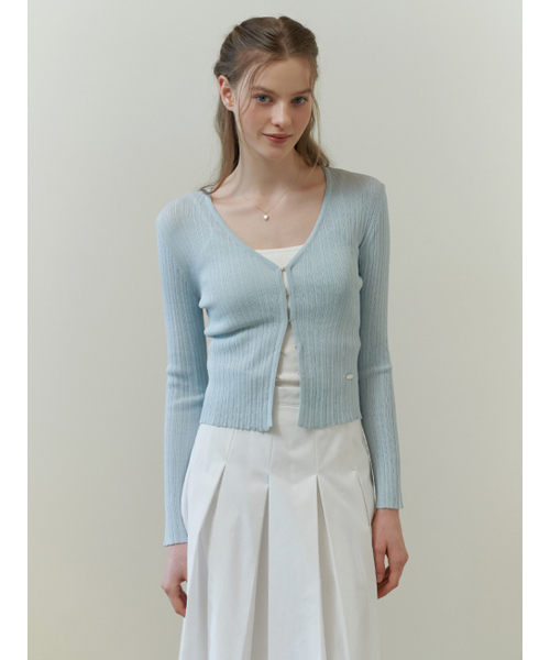 RE_L（リエル）の「[8th] Drawing v cardigan (sky blue)（カーディガン/ボレロ・レディース・その他・SMALL）」の6枚目の写真