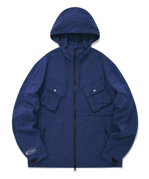 VISION STREET WEAR(ヴィジョンストリートウェア)の「VSW Utility Windbreaker Blue(ナイロンジャケット・レディース・その他・SMALL/MEDIUM/LARGE/X-LARGE)」の1枚目の写真