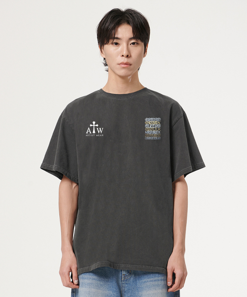 ARTISTWEAR（アーティストウェア）の「[ATW x BIG SLEEPS] LA LEGEND Pigment Short Sleeve T-Shirt（Tシャツ/カットソー・レディース・ブラック・SMALL）」の9枚目の写真