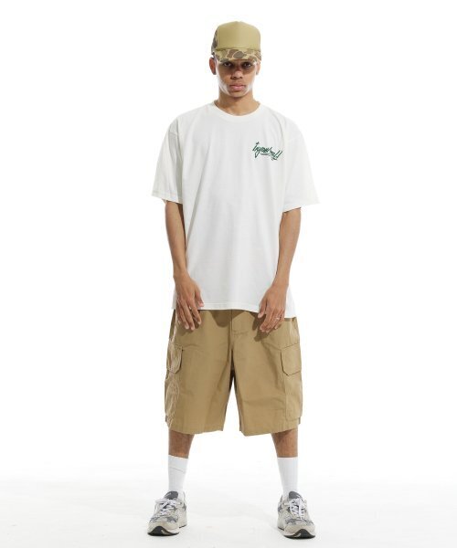 CREAM SODA LAB(クリームソーダラボ)の「バスケットボールレッスン.1 半袖Tシャツ アイボリーグリーン(Tシャツ/カットソー・レディース・その他・LARGE/MEDIUM/X-LARGE/XX-LARGE)」の5枚目の写真